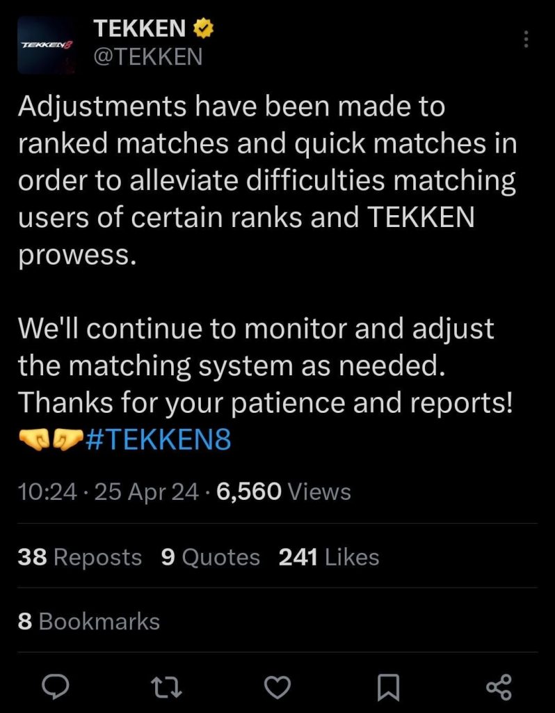 Tekken 8 adjusting strategy in a match 1736063675 GameOLL