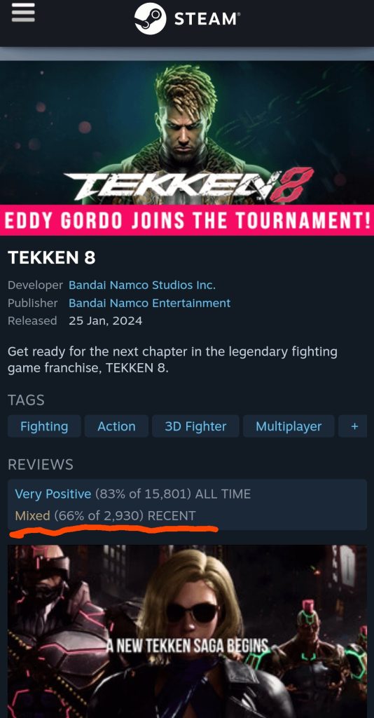 Tekken 8 maintaining a positive outlook 1736078631 GameOLL