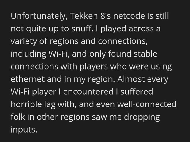 Tekken 8 what is the netcode 1736058179 GameOLL