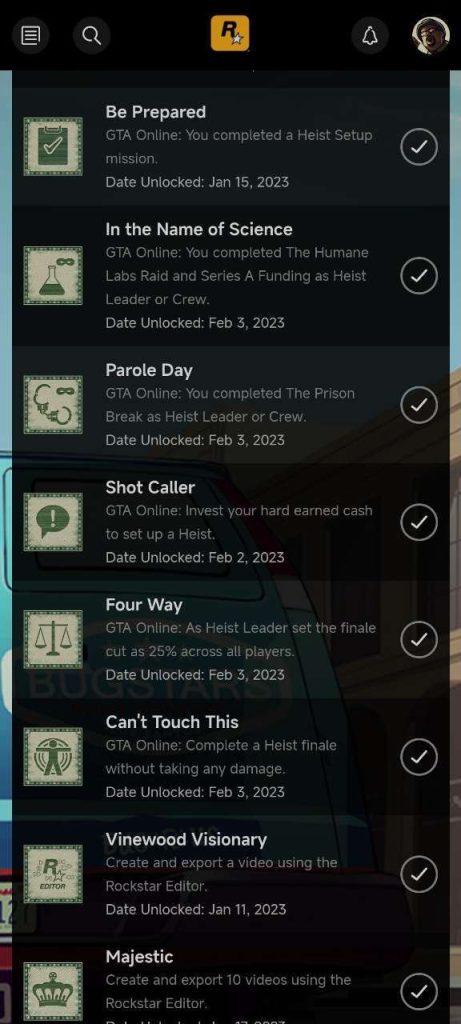 gta 5 online community achievements list 1735980525 GameOLL