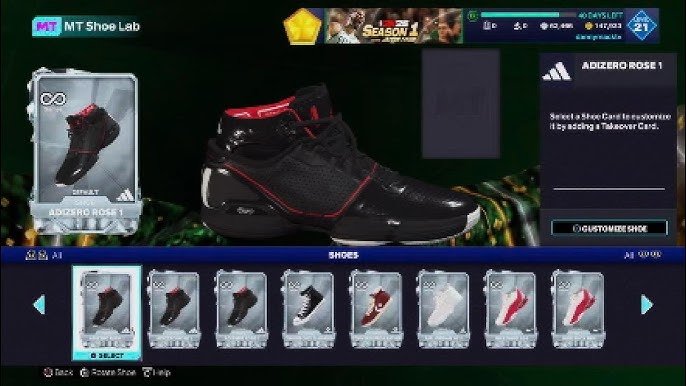 how to apply takeover cards to shoes in NBA 2K26 MyTEAM 1754826012 GameOLL