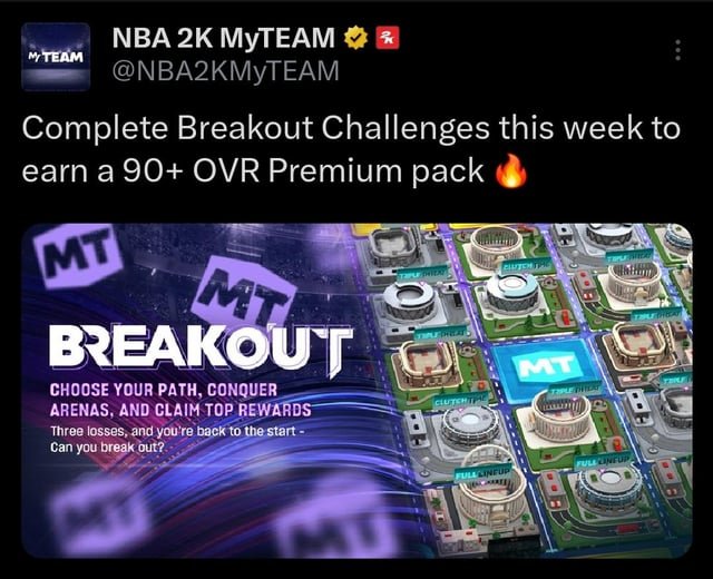 how to complete the breakout challenges in NBA 2K26 MyTEAM 1754826336 GameOLL