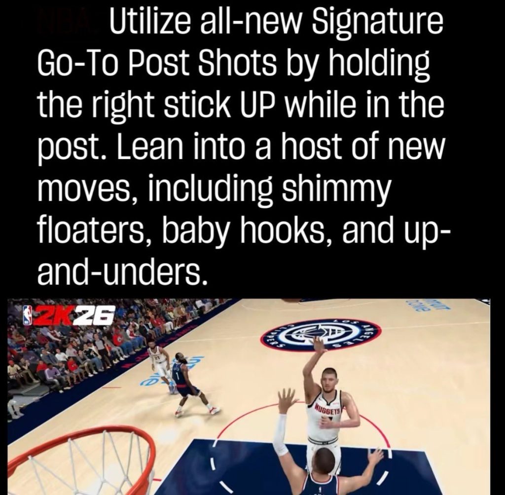 how to do a post shimmy and hook shot in NBA 2K26 1754808937 GameOLL