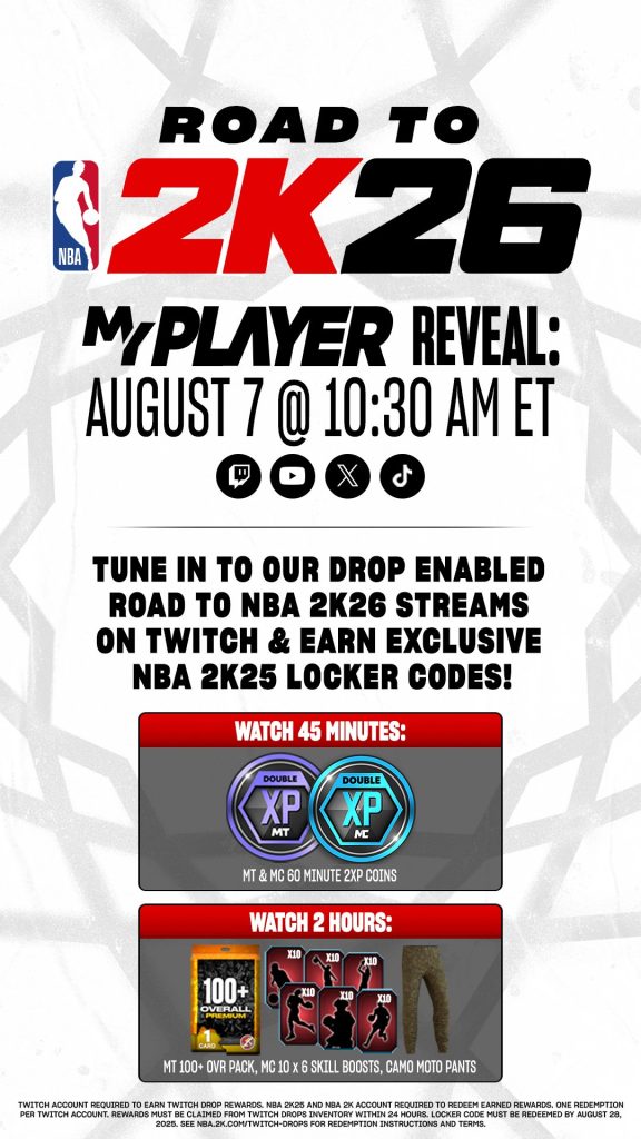 how to get exclusive player cards from Twitch drops for NBA 2K26 MyTEAM 1754809140 GameOLL
