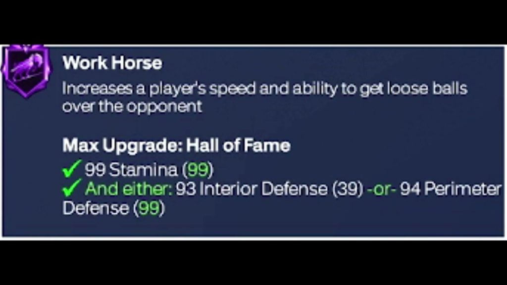 how to get the workhorse badge on Hall of Fame in NBA 2K26 1754827839 GameOLL