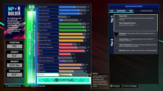 how to make a build with a high vertical for rebounds and blocks in NBA 2K26 1754811933 GameOLL