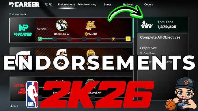 NBA 2K26 MyCAREER endorsements guide for maximum VC rewards 1757109458 GameOLL