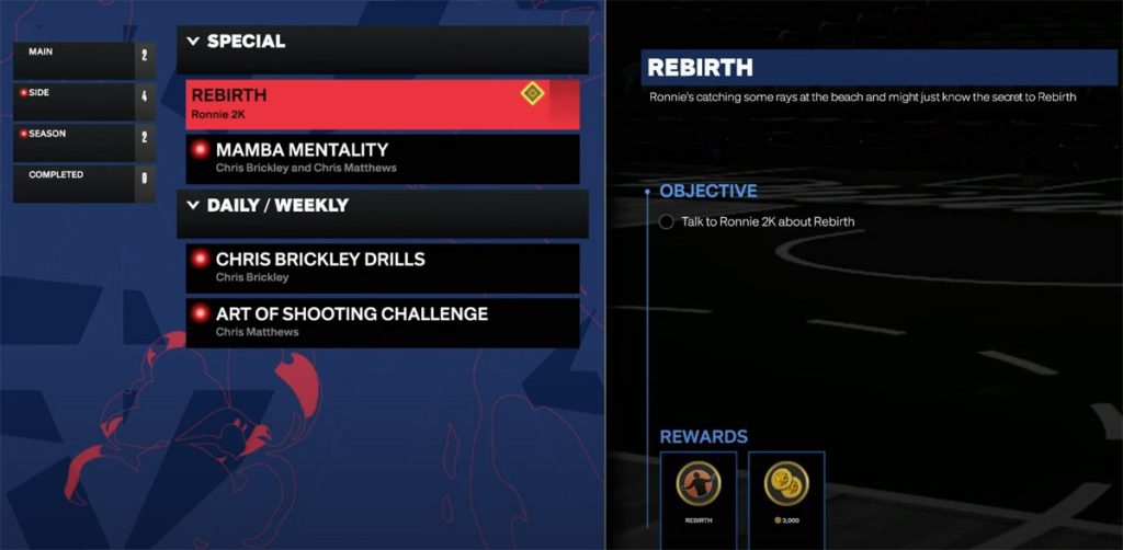 NBA 2K26 MyCAREER how to complete daily quests for extra VC 1757109753 GameOLL