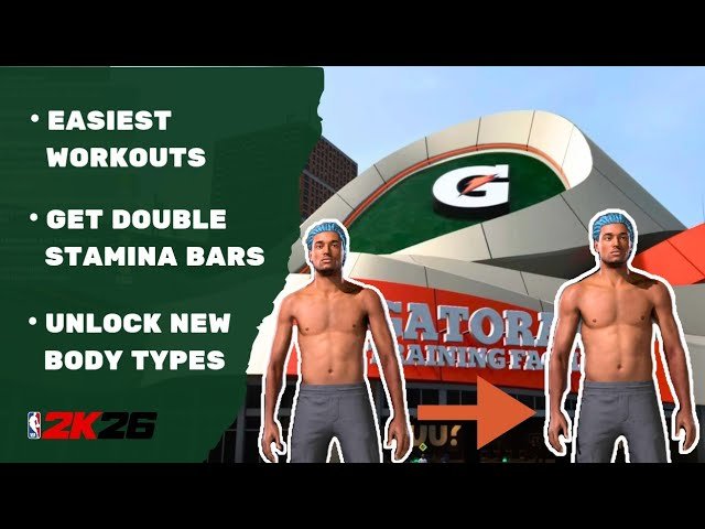 how to use the Gatorade training facility to get extra stamina in NBA 2K26 1757110328 GameOLL